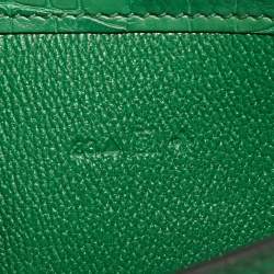 Hermes Cactus Alligator Palladium Finish Constance Long Wallet