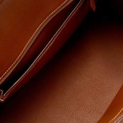 Hermes Gold Epsom Leather Palladium Plated Birkin 30 Bag