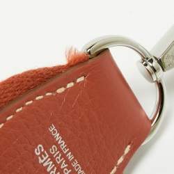 Pre Owned Hermes Sanguine Clemence Leather Evelyne III GM Bag