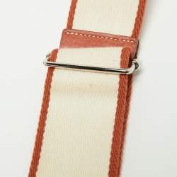 Pre Owned Hermes Sanguine Clemence Leather Evelyne III GM Bag