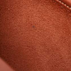 Pre Owned Hermes Sanguine Clemence Leather Evelyne III GM Bag