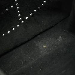 Pre Owned Hermes Black Clemence Leather Evelyne III PM Bag