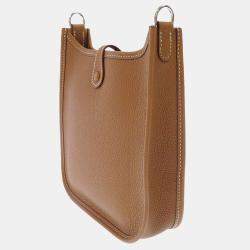 مملوكة مسبقًا Hermes Gold Taurillon Maurice Leather Evelyn TPM Bag