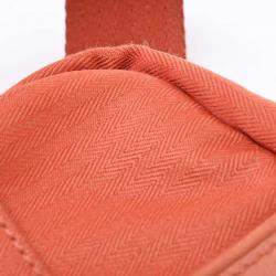 Pre Owned Hermes Acapulco Women's Canvas Shoulder Bag Orange