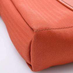 Pre Owned Hermes Acapulco Women's Canvas Shoulder Bag Orange