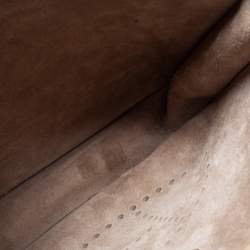 Pre Owned Hermes Gris Tourterelle Taurillon Clemence Leather Evelyne III PM Bag