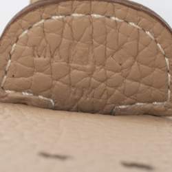 Pre Owned Hermes Gris Tourterelle Taurillon Clemence Leather Evelyne III PM Bag