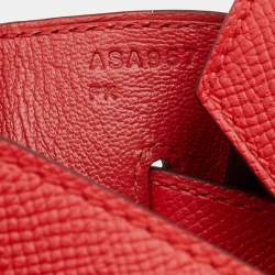 Pre Owned Hermès Geranium Epsom Leather Palladium Finish Birkin 30 Bag