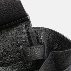 Hermes Black Togo Leather Palladium Finished Birkin 30 Bag