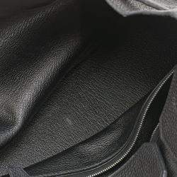 Hermes Black Togo Leather Palladium Finished Birkin 30 Bag