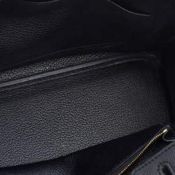 Hermes Black Epsom Leather Gold Finished Birkin 30 Bag
