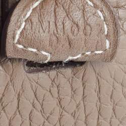Hermes Etoupe Clemence Leather Evelyne TPM Bag