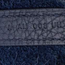 Pre Owned Hermes Bleu Nuit/Bleu Encre Togo Leather Picotin Lock 18 Bag