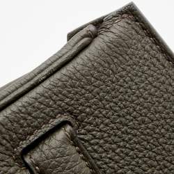 Hermes Etain Togo Leather Palladium Plated Birkin 30 Bag