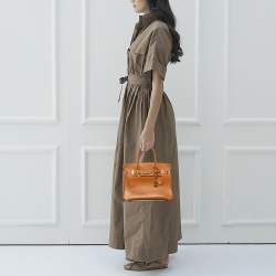 Hermes Gold Epsom Leather Gold Hardware Birkin 30 Bag