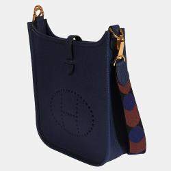 Pre Owned Hermes Bleu Saphir Maurice Flipperball Evelyne TPM GHW