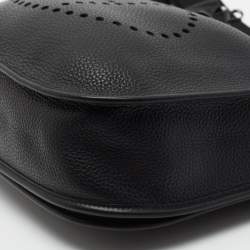 Pre Owned Hermes Black Togo Leather Evelyne III GM Bag