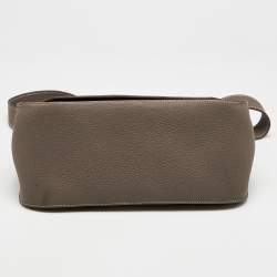 Pre Owned Hermes Etoupe Taurillon Clemence Leather Palladium Hardware Jypsiere 31 Bag