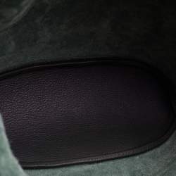 Pre Owned Hermes Vert Fonce Togo Leather Market Bag 