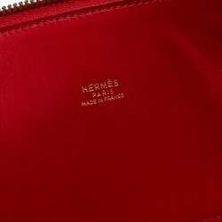 Pre Owned Hermes Rogue Vif Courchevel Leather Bolide Bolide 35 Bag