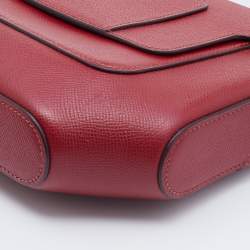 Pre Owned Hermes Rouge H Epsom Leather Octogone 23 Bag