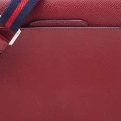 Pre Owned Hermes Rouge H Epsom Leather Octogone 23 Bag