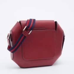 Pre Owned Hermes Rouge H Epsom Leather Octogone 23 Bag
