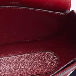 Pre Owned Hermes Rouge H Epsom Leather Octogone 23 Bag