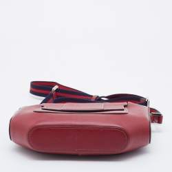 Pre Owned Hermes Rouge H Epsom Leather Octogone 23 Bag