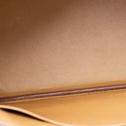 Pre Owned Hermes Natural Ostrich Gold Finish Birkin 40 Bag