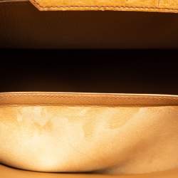Pre Owned Hermes Natural Ostrich Gold Finish Birkin 40 Bag