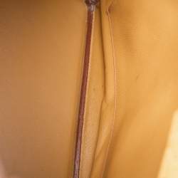 Pre Owned Hermes Natural Ostrich Gold Finish Birkin 40 Bag