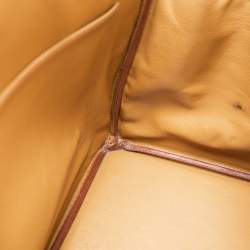 Pre Owned Hermes Natural Ostrich Gold Finish Birkin 40 Bag