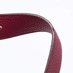 Pre Owned Hermes Rouge Grenat Togo Leather So Kelly 22 Bag