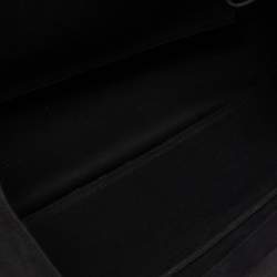 Pre Owned Hermès Black/Chocolat Canvas and Leather Cabag Elan Tote