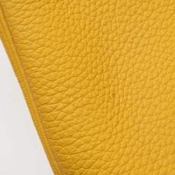 Hermes Jaune Togo Leather Gold Plated Birkin 40 Bag