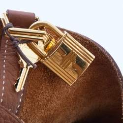 Pre Owned Hermes Gold Clemence Leather Picotin Lock 22 Bag