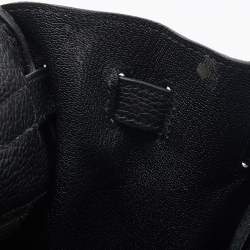 Pre Owned Hermes Black Fjord Leather Gold Finished Kelly Retourne 35 Bag