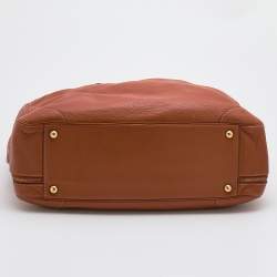 مملوكة مسبقًا حقيبة هيرمس فيكتوريا II 50 جلد توريلون كليمينس أسمر مصفر