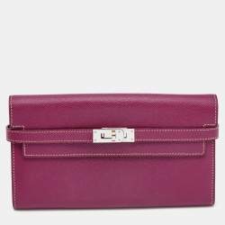 Hermès Tosca Epsom Leather Kelly Classic Wallet