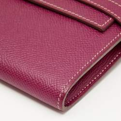 Hermès Tosca Epsom Leather Kelly Classic Wallet