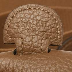 Pre Owned Hermes Beige De Weimar Taurillon Clemence Leather Evelyne III PM Bag