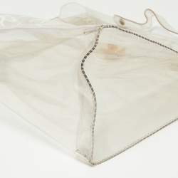 Hermes Transparent Vinyl Souvenir De L'Exposition Kelly 40 Bag