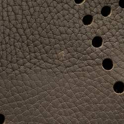 Pre Owned Hermes Etain Taurillon Clemence Leather Evelyne III Bag