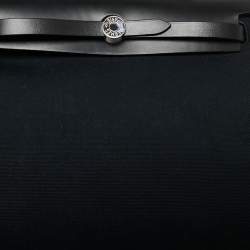 Pre Owned Hermès Black Canvas and Leather Herbag Zip 31 Bag