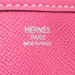 Pre Owned Hermes Rose Tyrien Epsom Leather Evelyne III 29 Bag