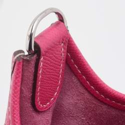 Pre Owned Hermes Rose Tyrien Epsom Leather Evelyne III 29 Bag