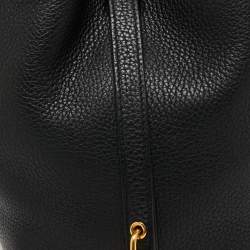Pre Owned Hermes Noir Taurillon Clemence Leather Picotin Lock 18 Bag