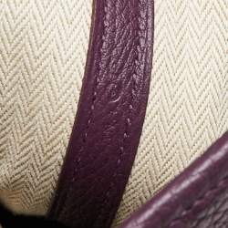 Pre Owned Hermes Cassis Negonda Leather Garden Party 36 Bag