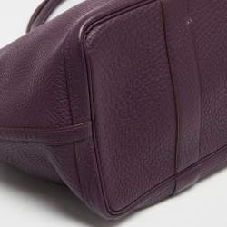 Pre Owned Hermes Cassis Negonda Leather Garden Party 36 Bag